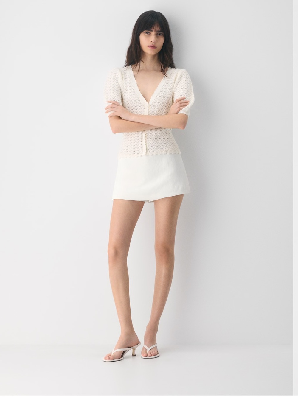 Aritzia Wilfred Cotton Charm Fika Cardigan